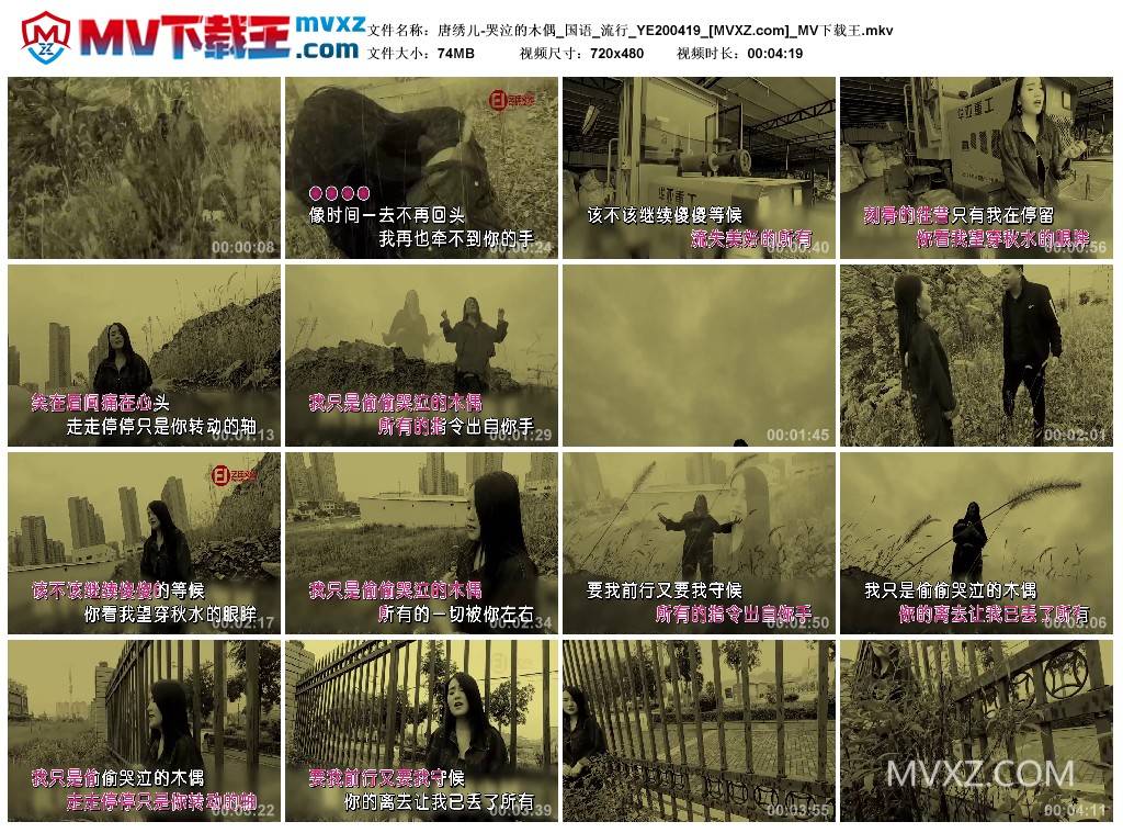 唐绣儿-哭泣的木偶_国语_流行_YE200419